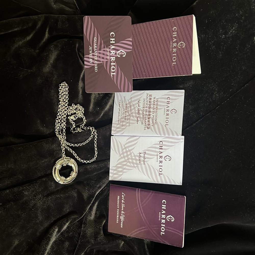 Charriol Stainless Steel life preserver necklace - Picture 6 of 8